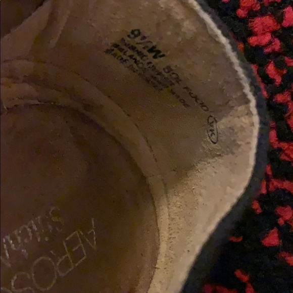 Aerosoles Black canvas espadrille slip on shoes - Picture 7 of 7